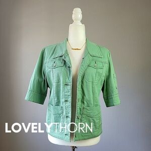 WORN // utilitarian-chic short sleeved safari cargo-style shirt jacket shacket